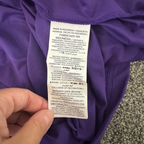 NWOT! Men’s Minnesota Vikings NFL purple LS 1/4 zip lightweight pullover XL - Picture 4 of 4